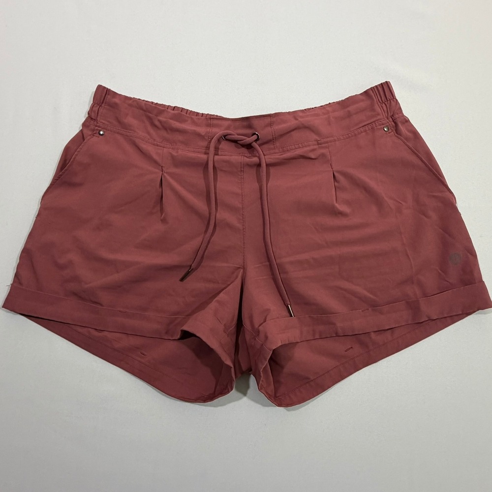 Mondetta Outdoor Project Shorts Womens XL Mauve Rose Stretch Hiking Gorpcore